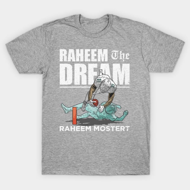 Raheem Mostert Miami The Dream T-Shirt by ClarityMacaws